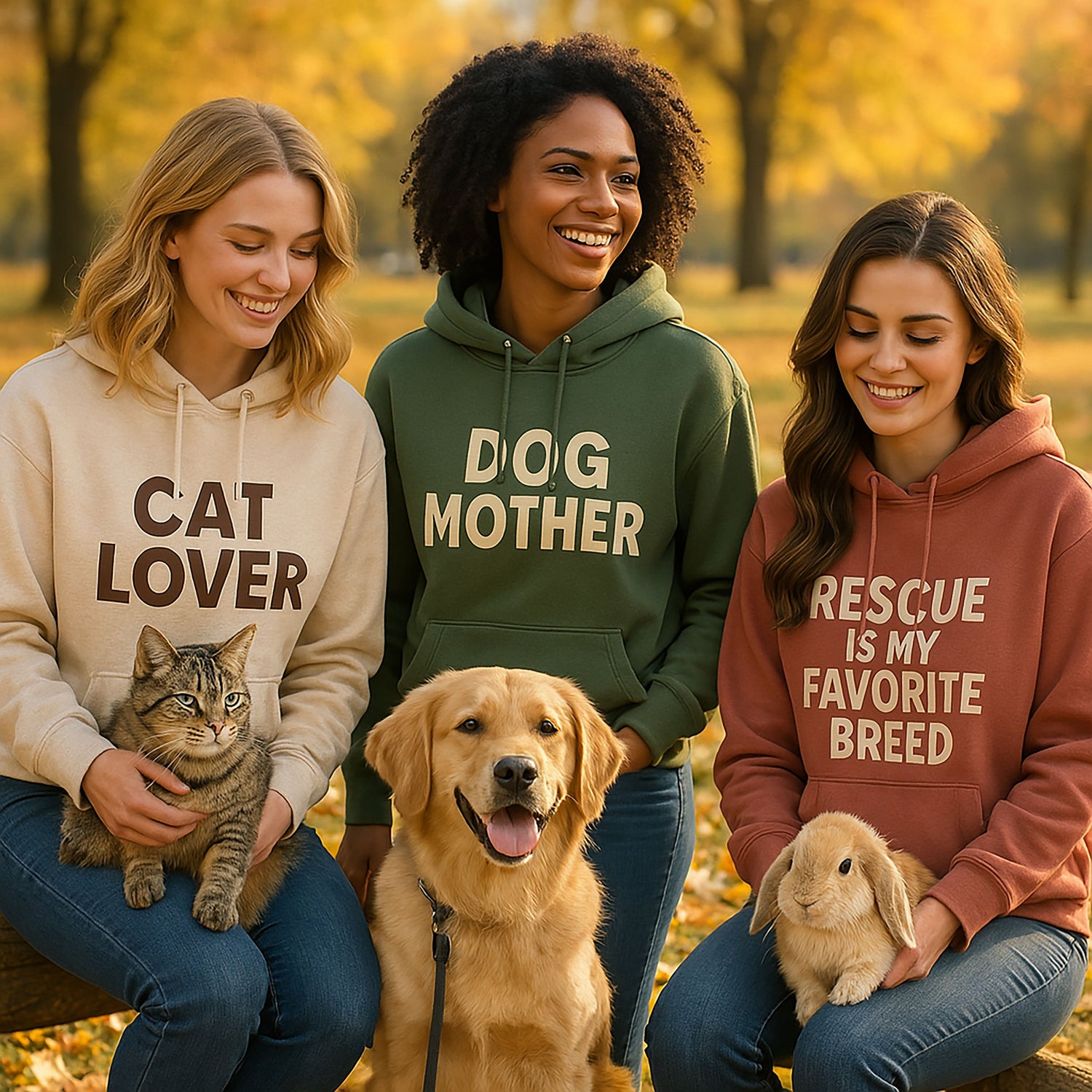 Animals & Pets Women Hoodies & Sweatshirts