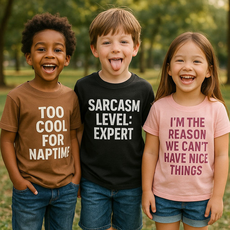 Humor & Sarcasm Kids T-shirts