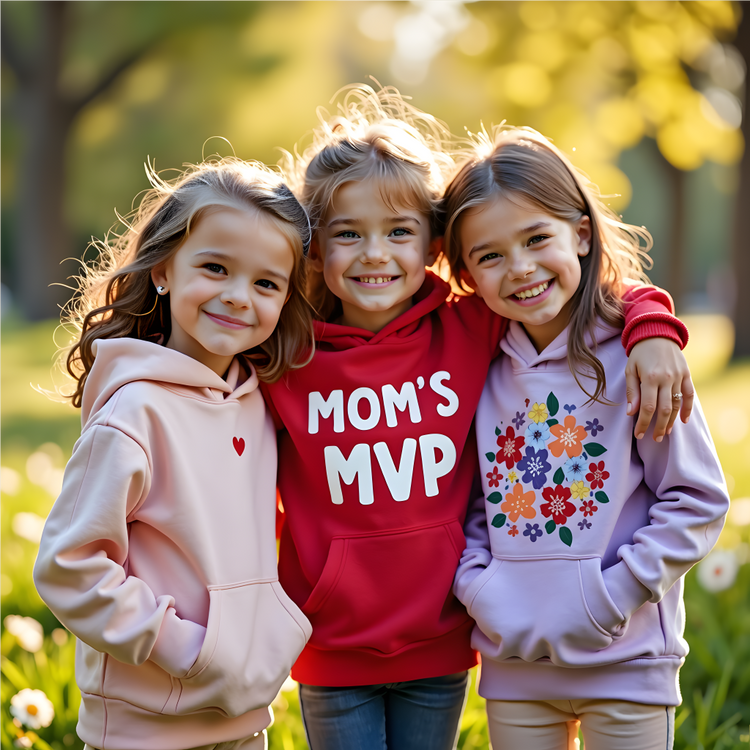 Mothers Day Kids Hoodies & Sweatshirts